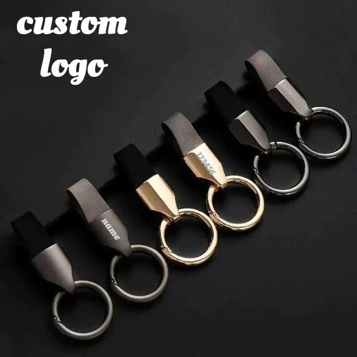 Initial Ring Custom - Personalizowany brelok z imieniem i numerem,