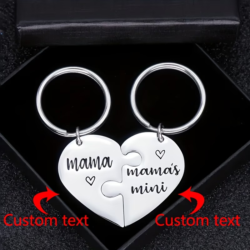 Initial Ring Custom - Spersonalizowany brelok do kluczy w kształcie