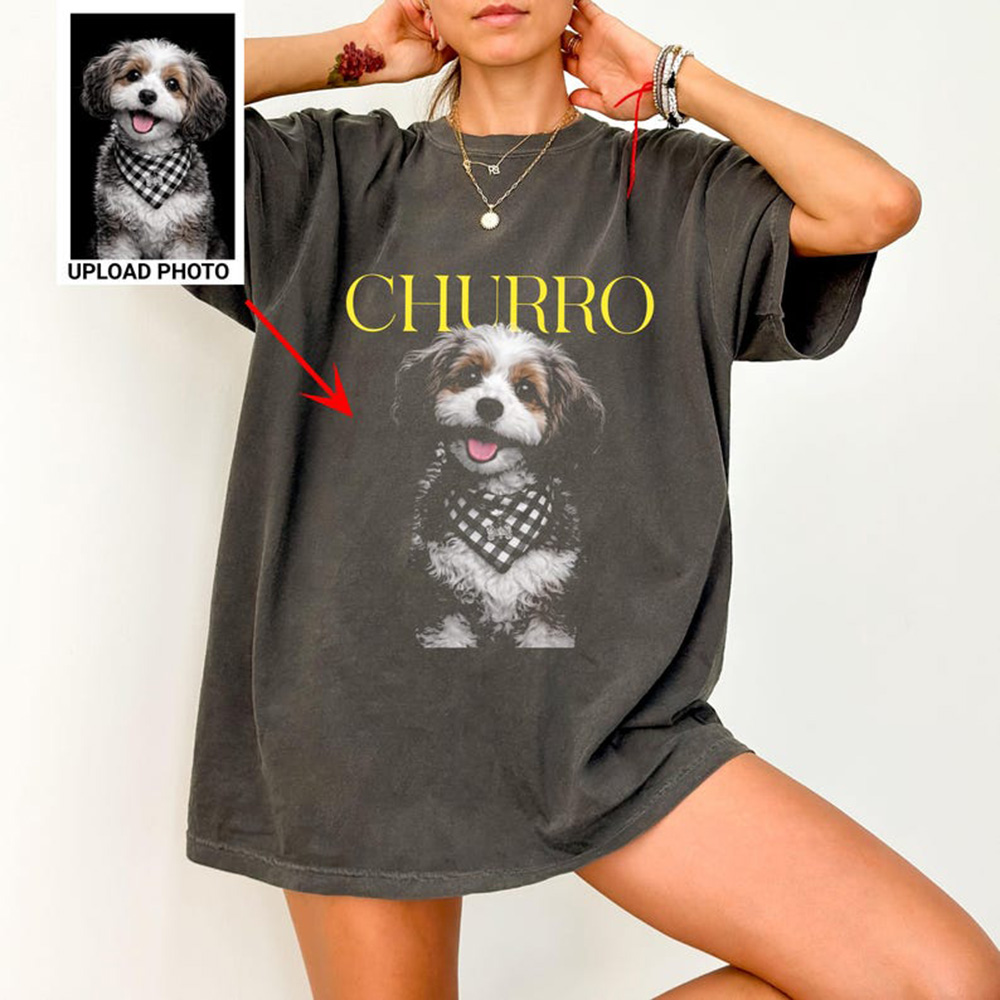 Spersonalizowana koszulka z po – Pet Portrait Custom recenzja i cena